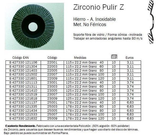 Caja de Disco de Láminas ASFLEX Z 115 x 22,2 G60